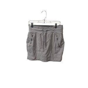 Athleta Womens Athletic Skirt With Built-In Shorts Size 4 Gray Lightweight Stret